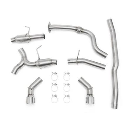Mishimoto 2016 Plus Chevrolet Camaro 2.0T Dual Tip Pro Cat-Back Exhaust, Polished M1N-CAM416DTPP